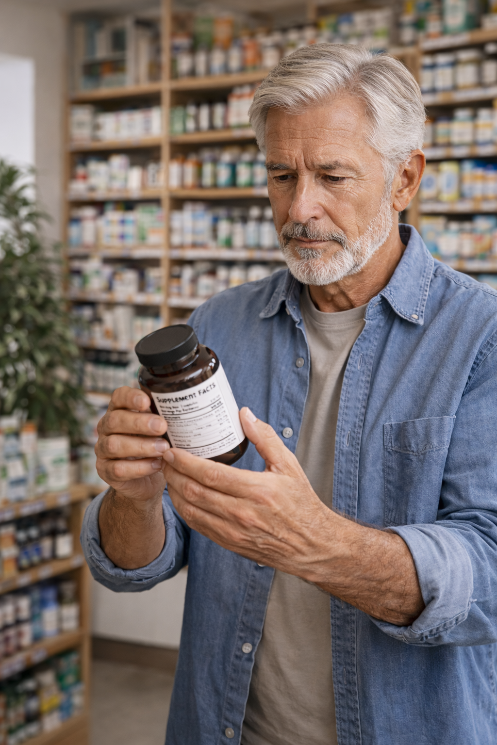 man-looking-at-bottle
